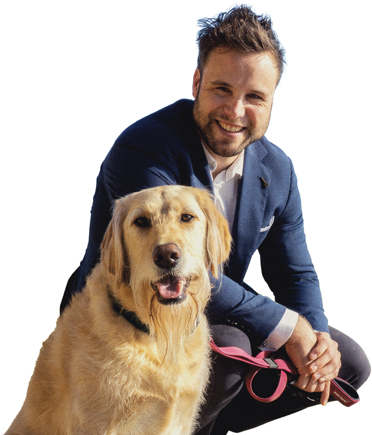 Leon Schrader with Zelda